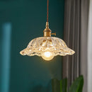 DecorBites™ Japanese Style LED Pendant Lamp Copper Glass Hanging Light Fixtures
