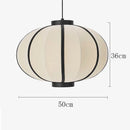 DecorBites™ Danish Pendant Light Minimalist Lantern Ufo Lampshade Rustic Fabric Lamp