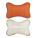 Car Neck Pillow – PU Leather Headrest Cushion for Comfort