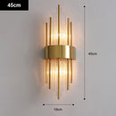 DecorBites™ Gold Stainless Steel LED Wall Sconce for Elegant Indoor Lighting