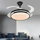 DecorBites™ Invisible Ceiling Fan with LED Light, Retractable Blades, Remote Control