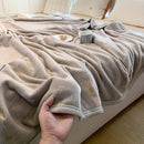 DecorBites™ Coral Velvet Summer Blanket: Extra Soft, Skin-friendly, Machine Washable