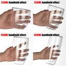 DecorBites™ Double Wall Borosilicate Glass Mug Heat Resistant Tea Coffee Cup