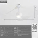 DecorBites™ Kids Double Leaf Ceiling Fan Light - Silent Operation with Adjustable Speed