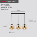 DecorBites™ Glass Pendant Lights: Stylish LED Chandeliers for Dining Room, Kitchen, and Restaurant Tables