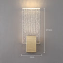 DecorBites™ Crystal Gold LED Wall Sconce Modern Light for Bedroom Living Room Home Decor