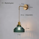 DecorBites™ Glass Shade LED Wall Lamp Switched Nordic Light for Luxury Living Room