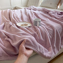 DecorBites™ Coral Velvet Summer Blanket: Extra Soft, Skin-friendly, Machine Washable