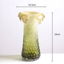 DecorBites™ Gradient Glass Vase & Fruit Plate Set for Home Decor & Storage