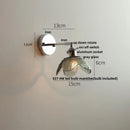 DecorBites™ Clear Glass LED Wall Sconce Pull Chain Modern Light Fixtures