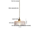 DecorBites™ Green Glass LED Pendant Lights, Adjustable Nordic Modern Hang Lamp for Bedroom, Kitchen, Hotel