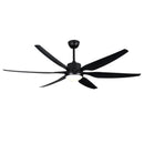 DecorBites™ 66" Plastic Blade Ceiling Fan with LED Light and Remote Control