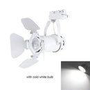 DecorBites™ 4-Light Industrial Track Spotlight for Mall Exhibition Office LED Lighting