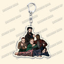 Hot The Boys TV Show Keychains Homelander Billy Butcher Starlight Key Chain Ring for Bag Hero Pendant Keyring Jewelry Fans Gifts