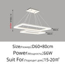 DecorBites™ LED Acrylic Pendant Lights Modern Hanging Lamp for Dining Room Kitchen Loft Decor