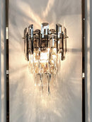 DecorBites™ Crystal Gold LED Wall Sconce - Modern Luxury Wall Lamp for Living Room Bedroom Stairs