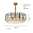 DecorBites™ Crystal Modern Pendant Light: Luxury Indoor Fixture for Home Decor