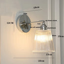 DecorBites™ Iron Ceramic LED Wall Light Modern Living Room Sconce Wandlamp