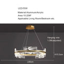 DecorBites™ Gold LED Pendant Lights Modern Living Room Dining Kitchen Bar Decor Lighting