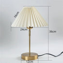 DecorBites™ Adjustable Pleated Table Lamps: Modern Nordic Retro LED Desk Lamp for Living Room, Bedroom.