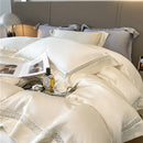 DecorBites™ Eucalyptus Fiber Lace Bedding Set for Soft, Silky & Cool Skin-friendly Comfort