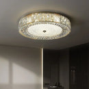 DecorBites™ Golden Crystal Ceiling Chandelier: Modern Luxury LED Light Fixture for Living Room