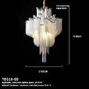 DecorBites™ LED Flower Tassels Ceiling Chandelier for Living Room and Staircase