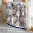DecorBites™ Cotton Gauze Bath Towel - Large Cartoon Towel 70x140cm