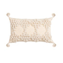 DecorBites™ Geometric Embroidery Cushion Cover with Tassel, Home Decor Pillowcase, Various Sizes