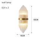 DecorBites™ Gold Crystal Chandelier: Dimmable Luxury Pendant Lamp for Bedroom, Living Room & Hotel
