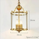 DecorBites™ Bronze Glass Chandelier Pendant Light for Living Dinner Room, Corridor