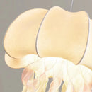 DecorBites™ Jellyfish Silk Chandelier: Romantic Pendant Light for Living Room Bedroom Dining Room