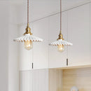 DecorBites™ Japanese Ceramic Brass Bedside Chandelier for Bedroom Bay Window Bar Lighting