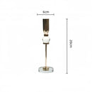 DecorBites™ Crystal Glass Candlestick Holder - Elegant Home Décor Accessory