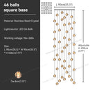 DecorBites™ Crystal Bubble Ball Pendant Light for Home Decor and Hospitality Spaces