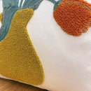 Embroidered Geometric Cushion Cover