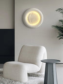 DecorBites™ Cream Breeze Moon Ceiling Lamp: Simple, Warm Lighting for Master Bedroom & Study