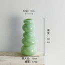 DecorBites™ Geometric Glass Vase Terrarium Pebble Stack Floral Arrangement Home Decor
