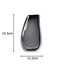 DecorBites™ Double Glass Vase Hydroponic Flower Pot: Desk Decor, Floral Arrangement Aesthetics