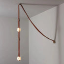DecorBites™ Leather Marble Pendant Lights Luxury Dimmable Fixture Easy Installation Bedroom Living Room Lamp
