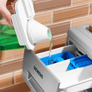 DecorBites™ Laundry Powder Dispenser Container with Measuring Cup - Transparent Storage Jar