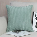 DecorBites™ Corduroy Pillow Cover: Striped Cushion for Sofa Bed - Nordic Home Decor