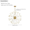 DecorBites™ Dandelion Golden Ball Chandelier - Nordic Postmodern Bedroom Dining Room Decor