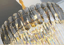 DecorBites™ Crystal LED Pendant Chandelier for Modern Home Decor.