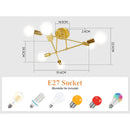 DecorBites™ LED Ceiling Chandelier Pendant Light for Kitchen Living Room Home Decor