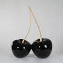 DecorBites™ Cherry Figurine: Resin Golden Cherry Statue Home Decor Accessory