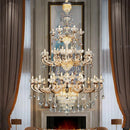 DecorBites™ Crystal Candle Chandelier for Home Living Room Dining Bedroom