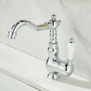 DecorBites™ Gold Basin Faucet Single Handle Bathroom Sink Tap Hot Cold Mixer Tap