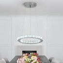 DecorBites™ Crystal LED Pendant Chandelier for Home Décor - Modern Art Fixture
