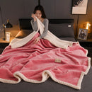 DecorBites™ Cozy Autumn Blanket for Sofa Bed, Soft Warmth Single Double Blanket